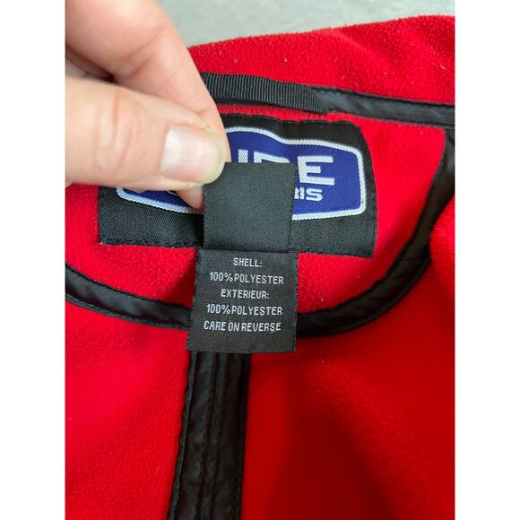 Pure Polaris men’s XL fleece coat zip up snowmobile RZR winter jacket black snow - Picture 4 of 6